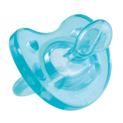 Chicco pacifier all silicone Physio 12M + light blue 02713-21