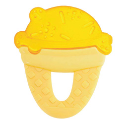 Chicco δροσιστικός κρίκος οδοντοφυΐας παγωτό κίτρινο
