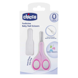 Chicco safety scissors with pink case 05912-10