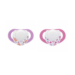 Chicco pacifier Physio 4M + with ring 2pcs 74822-11