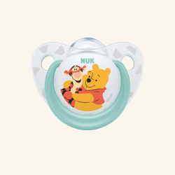 NUK πιπίλα Winnie the Pooh σιλικόνης 0-6m