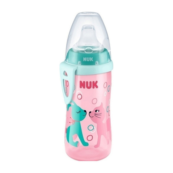 NUK Active Cup 300 ml 12m +, with soft silicone tip, with clip, leakage protection, extremely durable, without bisphenol A