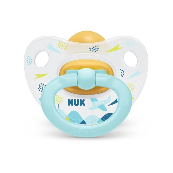 NUK pacifier Classic Happy Kids Latex 6-18m