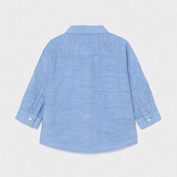 Παιδικό πουκάμισο μακρυμάνικο λινό Mayoral 00117-77
