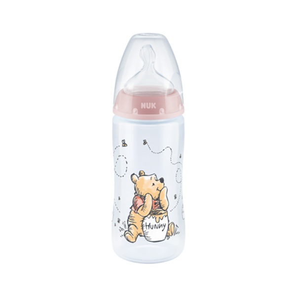 NUK bottle First Choice plastic Winnie 300ml with silicone nipple 0-6m