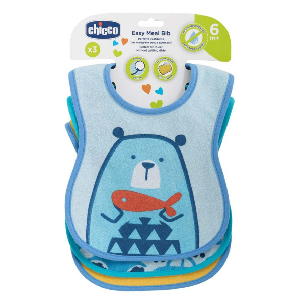 Chicco Easy Meal Bib 6m+ Τραχηλιά
