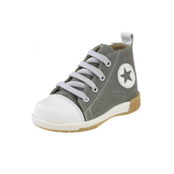 Gorgino παιδικό παπούτσι Sneaker μποτάκι για αγόρι γκρί 872-1