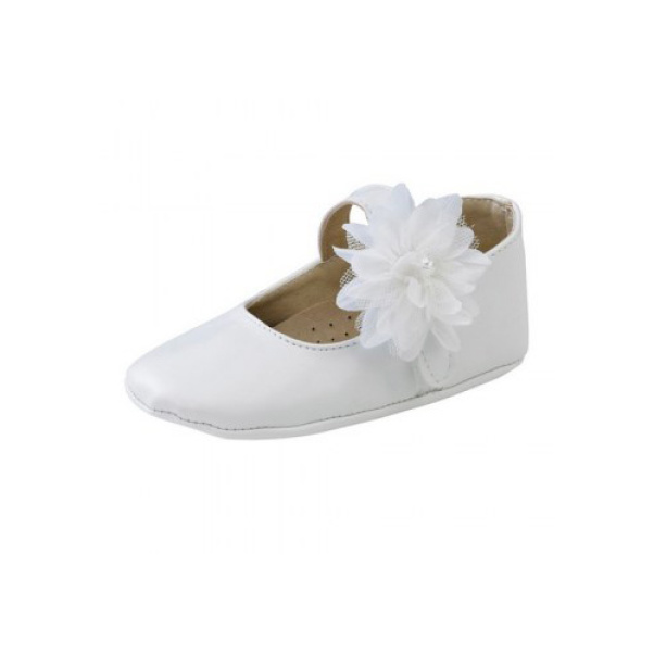 Παιδικό παπούτσι αγκαλιάς για κορίτσι λευκό Gorgino M71-4