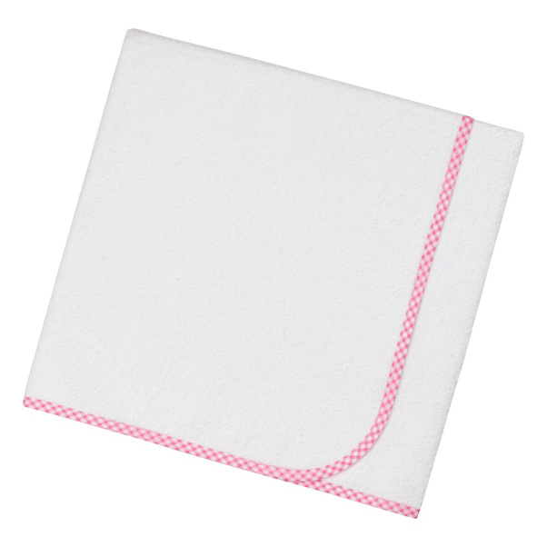 Bunny bebe changing mat 60×90cm with Pink plaid