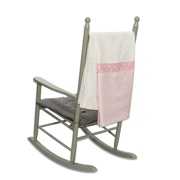 Abo Πικέ κουβέρτα 100x150 cm Carousel ροζ