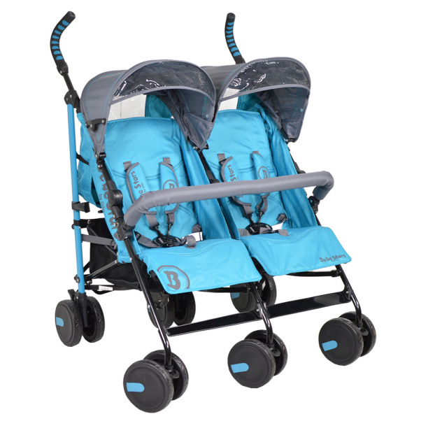 Bebe Stars Baby Stroller Twin Lux Blue 7801-181