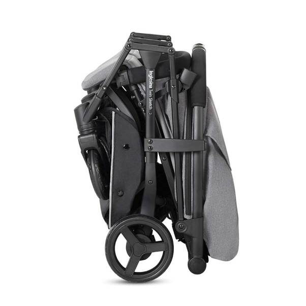 Inglesina Sketch Twin Stroller Black Grey