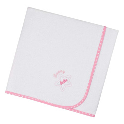 Bunny bebe changing mat 60×90cm Star with pink rally polkadot
