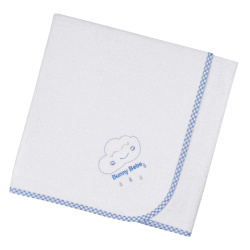 Bunny bebe changing mat 60×90cm Cloud with light blue rally plaid