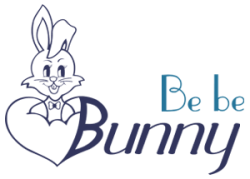 Bunny bebe σελτεδάκι 60×90 με ρέλι σιέλ πουά