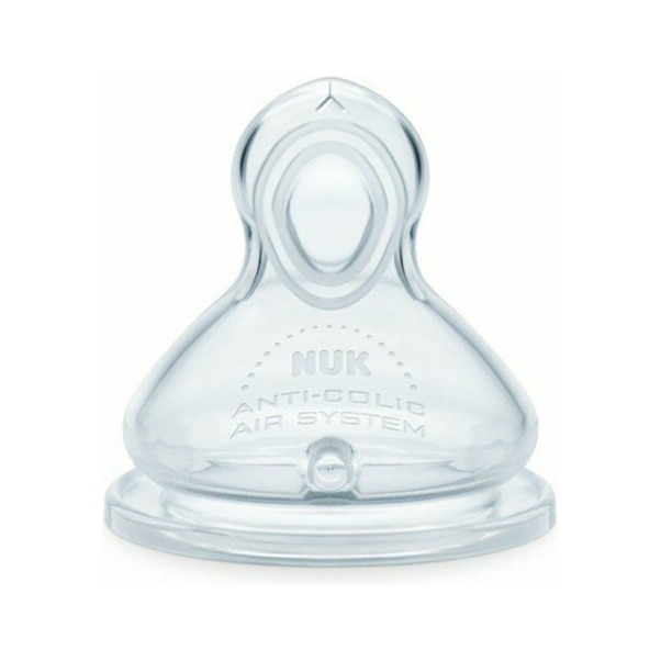 Nuk First Choice Plus Silicone Nipple with Flow Control 6-18m 1piece