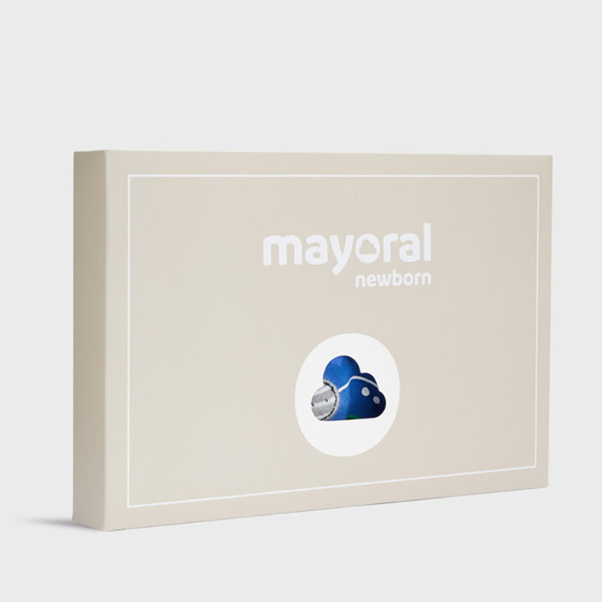 Mayoral σετ 2 φορμάκια κοντό μανίκι μπλε 01642-30
