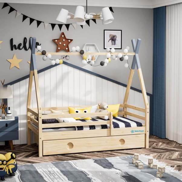 Bebe Stars Κρεβάτι Galaxy Montessori
