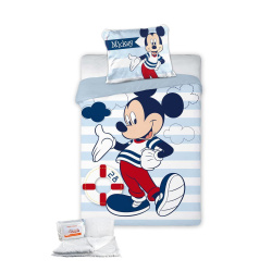 Παπλωματοθήκη & Πάπλωμα Σετ 4 τεμ. Disney Mickey 583 100x135 Digital Print Cotton 100% DISNEY Dimcol