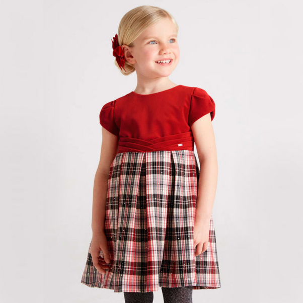Mayoral παιδικό φόρεμα κόκκινο 04956-10