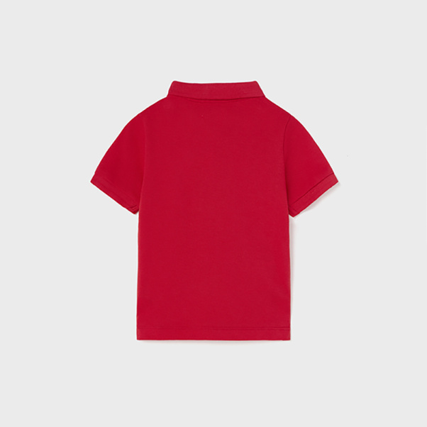 Mayoral μπλούζα κοντομάνικη πόλο πικέ κόκκινη 00102-43
