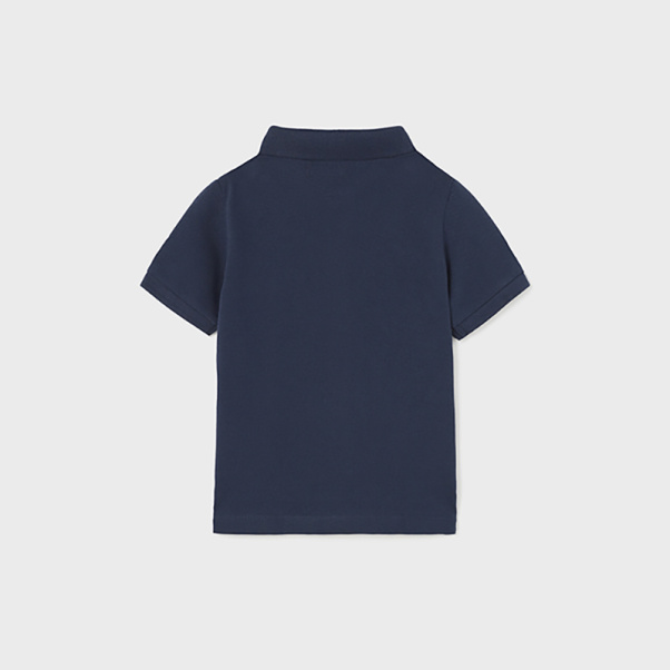 Mayoral μπλούζα κοντομάνικη πόλο πικέ μπλε 00102-48