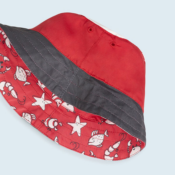 Mayoral παιδικό καπέλο διπλής όψης κόκκινο 10406-65
