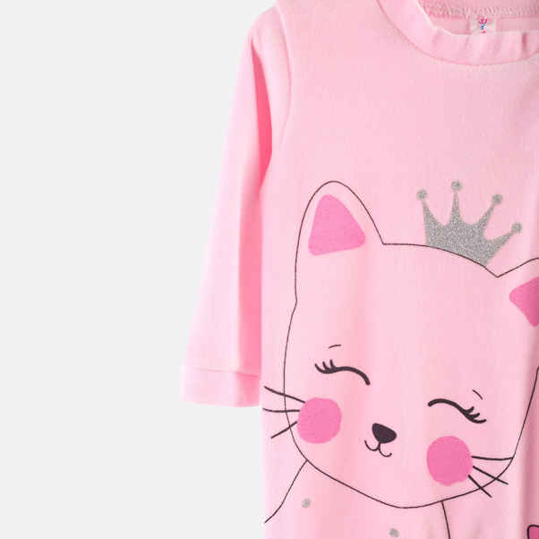 Φορμάκι βελουτέ Dreams ροζ Cat Princess
