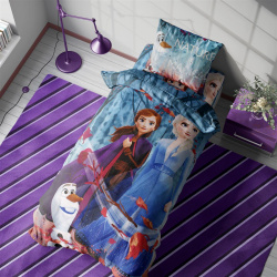 Σεντόνια Σετ 4 Τεμ Disney Frozen Ii 884 160X240 Digital Print 100% Cotton DISNEY Dimcol
