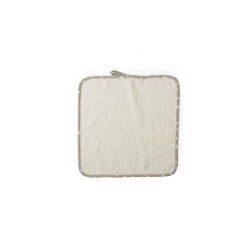 Λαβέτες Ώμου Bebe 40 30X30 Εκρού/Έλεφαντ 100% Cotton Dimcol