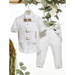 Βαπτιστικό κοστούμι All White