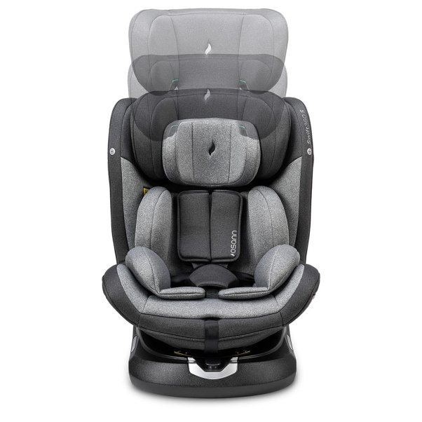 Osann κάθισμα αυτοκινήτου SWIFT 360 I-Size Universe Grey 76-150εκ (9-36 kg)
