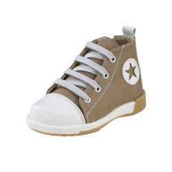 Gorgino Παιδικό παπούτσι Sneaker μποτάκι για αγόρι μπεζ 871-5